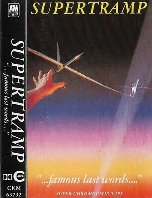 Supertramp ".Famous Last Words.." CASSETTE ALBUM ROCK Pop Rock - Image 1 of 4