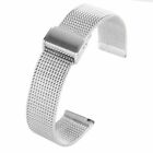 18/20/22Mm Stainless Steel Milanese/Mesh Watch Strap Bracelet Clasp Adjustable