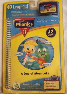 LeapFrog LeapPad A Day At Moss Lake Phonics Lesson 3 Game Pre K-Grade 2 Age 4-7 - Image 1 of 2