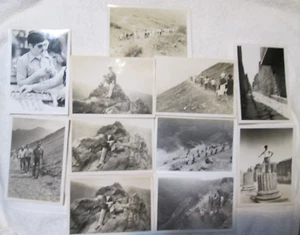 Monte Vesubio Pompeya 11 fotos familiares originales vintage años 50 - Imagen 1 de 6