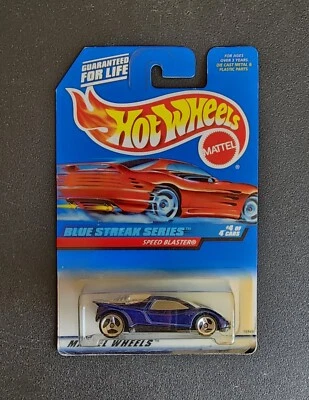 Mattel Hot Wheels Speed Blaster Blue Streak Series #4/4 #576 MISB - Image 1 of 2