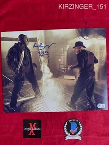 ¡FOTO FIRMADA DE KEN KIRZINGER AUTOGRAFIADA 11x14! ¡FREDDY VS JASON! ¡JASON! ¡BECKETT! - Imagen 1 de 2