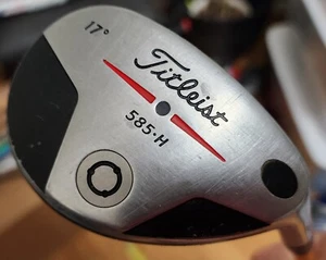 Titleist 585.H 2 Hybrid 17* Proforce V2 Yellow Stiff Graphite Shaft Mens RH Golf - Picture 1 of 9