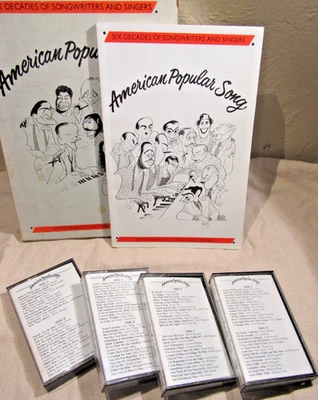 American Popular Song-Smithsonian Singers Songwriters 4 Cassette 6-Decade & book - Image 1 of 4
