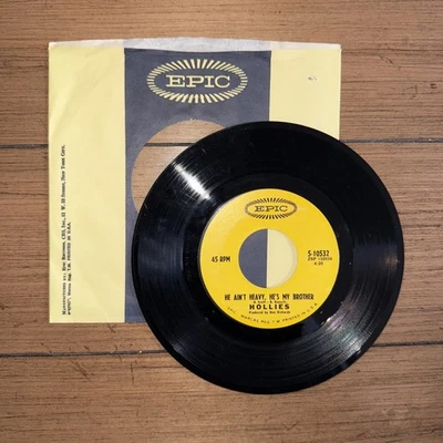 Hollies - He Ain't Heavy, He's My Brother / Cos You Like To Love Me - Epic 45 об/мин - Изображение 1 из 2