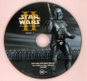 Star Wars - Episode II - Attack Of The Clones (DVD, 2001) - Movie Disc Only - Bild 1 von 1