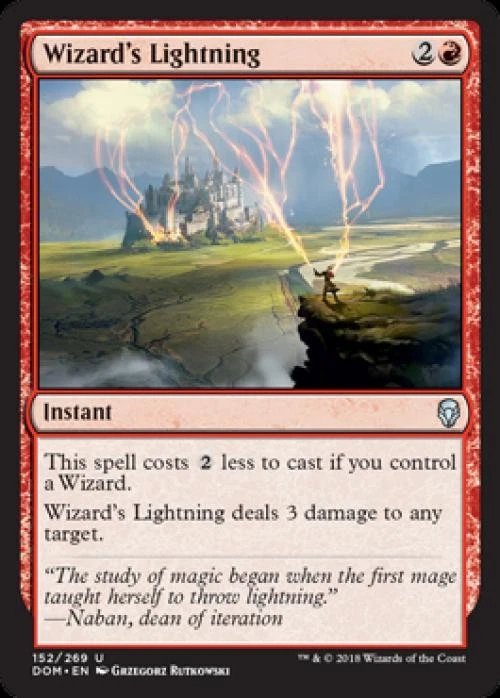 Wizard's Lightning - Near Mint MTG Dominaria - Image 1 of 1