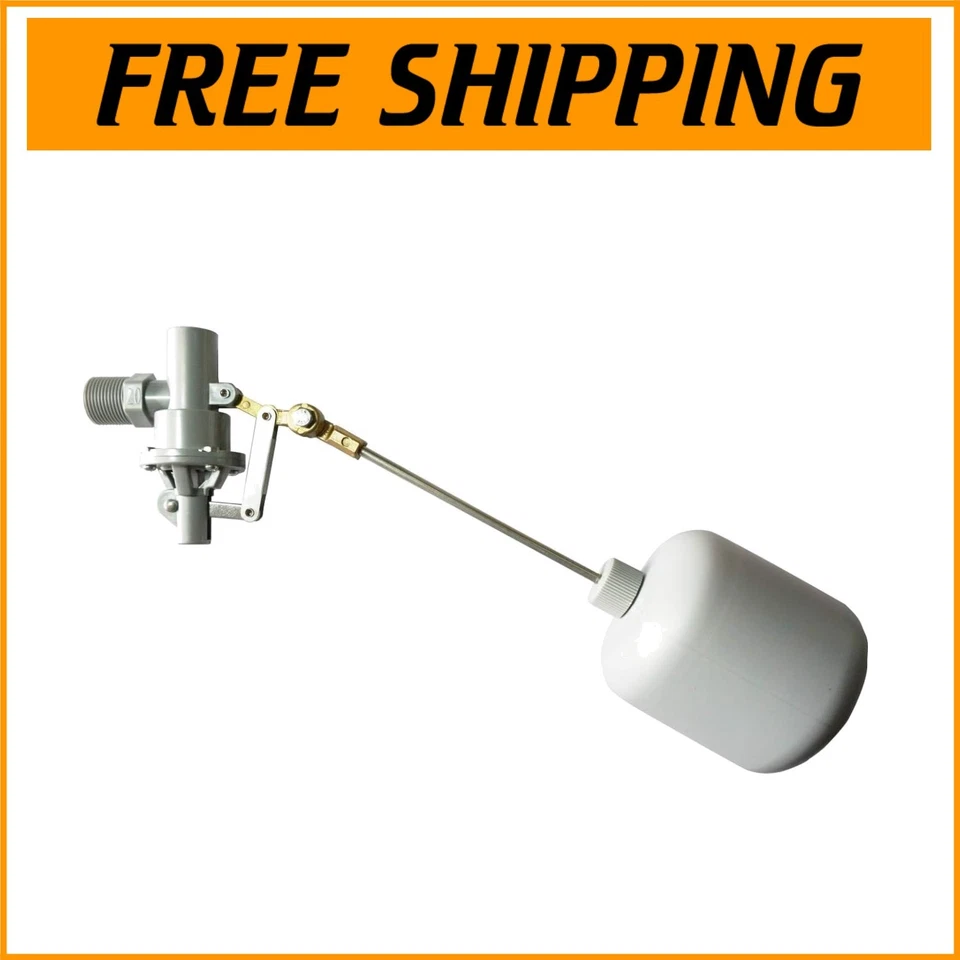 Corrosion-Resistant ABS Float Valve with Stainless Steel Rod, 3/4" PT Connection - Image 1 of 4