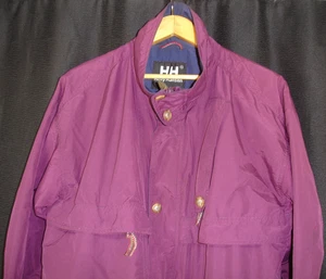 Helly Hansen Men's S Burgundy Full Zip Nylon Jacket Warm - Picture 1 of 5