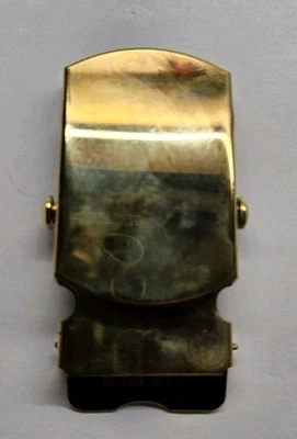 Vintage U.S. Military Solid Brass Belt Buckle - Image 1 of 3