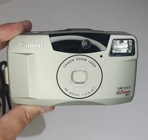 Canon Sure Shot 60 Zoom 35mm Point & Shoot Film Camera Tested & Working. - Picture 1 of 13