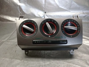 2007 - 09 Mazda 3 Manual Heater A/C Control Silver Face - Picture 1 of 5
