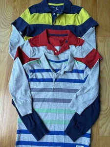 GAP Kids Boys Size S (6-7) T-Shirt Long Sleeve Layered Striped Shirt Lot Of 3 - Picture 1 of 8