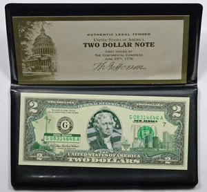 FR. 1938 G 2003 A $2 Federal Reserve World Reserve Monetary Exchange - Picture 1 of 4