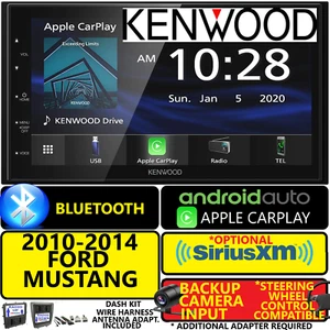 2010-14 MUSTANG NAV BLUETOOTH USB CARPLAY ANDROID AUTO CAR RADIO STEREO OPT XM - Picture 1 of 11