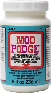 MOD PODGE - Dishwasher Safe Gloss Glue/Sealer/Finish - 8fl/oz 236ml - (CS15059) - Picture 1 of 10