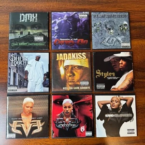 DMX Eve The Lox Jadakiss Styles Drag-On Ruff Ryders CD Lot x9 in Paper Sleeves - Picture 1 of 3