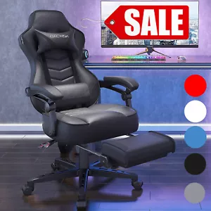 Executive Gaming Chair Office Ergonomic Computer Desk Swivel Massage Recliner - Picture 1 of 24