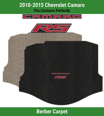 Lloyd Berber Trunk Carpet Mat for '10-15 Chevrolet Camaro w/Red Camaro RS Logo - Image 1 of 4
