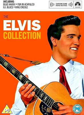 The Elvis Presley Collection (4DVDS) Box-Set, Rare Hard To Find Now. • 30.89£