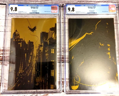 Batman #'s 127 and 129 Each Jock Foil Variants 1:50 CGC 9.8 DC Comics 2022-2023. - Image 1 of 4