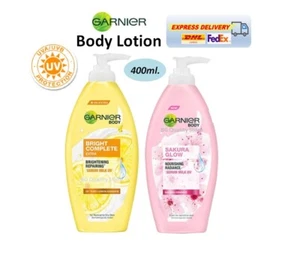 2X Garnier Bright Complete Extra or Sakura Glow Skin White Body Lotion 400ml. - Picture 1 of 8