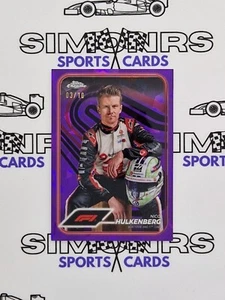 2024 Topps Chrome Sapphire F1 Nico Hulkenberg Portrait Purple Refractor 03/10 15 - Picture 1 of 2