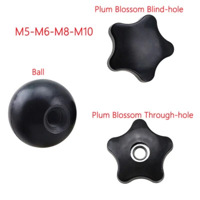 Sterngriffmutter Durchgangsloch /Blind Loch Kugelgriff Muttern M5 M6 M8 M10 - Bild 1 von 4