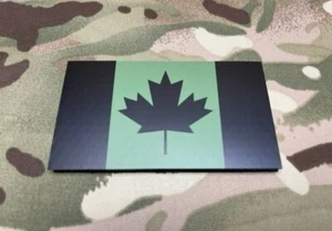 Patch uniforme bandiera verde canadese IR JTF-2 CSOR CANSOFCOM SOG infrarossi - Foto 1 di 2