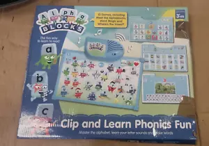 Juguete divertido Alphablocks Clip & Learn Phonics - Sonidos de letras y habilidades de lectura, USADO - Imagen 1 de 4