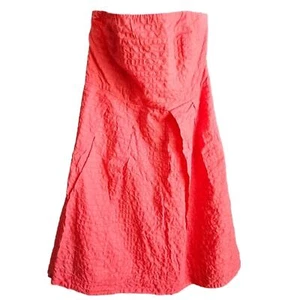 J. Crew Coral Lorelei trägerloses Kleid Gr. 14 - Bild 1 von 9