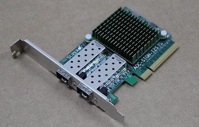 Supermicro Dual Port 10Gb SFP+ PCI-e Network Server Adapter - AOC-STGN-I2S - FH - Image 1 of 3