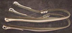 Pair of 4.5cm Padded Accordion Leather Straps Straps Straps - Picture 1 of 3