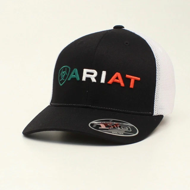 Ariat A300012201 Men’s Mexican Mexico Flag Black Cap