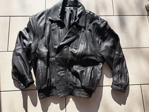 Wie NEU! Super! Lederjacke, Echtleder, Schwarz, Gr.  54, XL - Bild 1 von 5