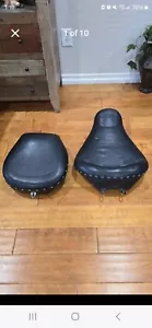Harley Softail Mustang Beeded Seat Set - Picture 1 of 10