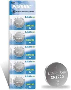 CR1220 Batteries, 3V Lithium Batteries with Long Lasting Power - Picture 1 of 6