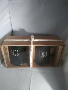 Rea Dunn Beer Mugs Set...New - Picture 1 of 1