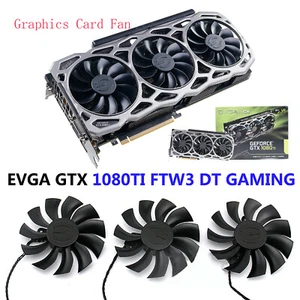 1/2/3 x DC 12V Graphics Card Fan Cooling Fan für EVGA GTX 1080TI FTW3 DT GAMING - Bild 1 von 8