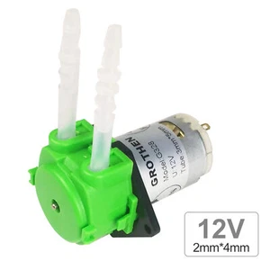 DC 12V Dosing Pump Peristaltic Pump Mini Water Liquid Pump Peristaltic Tube G2S1 - Picture 1 of 8