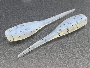 (24) 2" SLAB HUNTER "Monkey Milk" GRUBS JIGS CRAPPIE PANFISH STINGER BABY SHAD - Picture 1 of 3