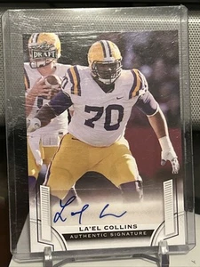 2013 Leaf Draft La’el Collins Auto Autograph Cowboys LSU RC Rookie - Picture 1 of 2
