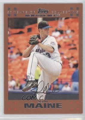 2007 Topps Copper /56 John Maine #484 - Image 1 of 2