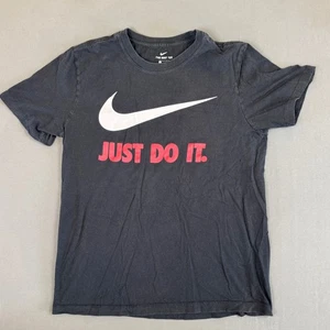 Camiseta Nike Just Do It Para Hombre Talla M Mediana Negra Logo Swoosh Manga Corta - Imagen 1 de 5