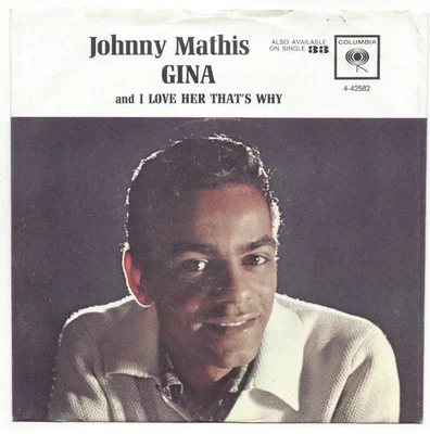 JOHNNY MATHIS, "GINA" - Image 1 of 4
