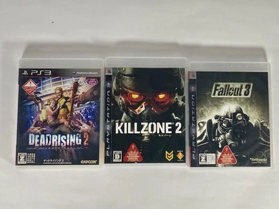 Lot3 PS3 Dead Rising 2 & Killzoone 2 & Fallout 3 - Sony PlayStatiin 3 Japan Game - Image 1 of 4