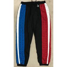 MCM's PUMA's 50th Collaboration Black Red Blue Color line Track Pants XL Size