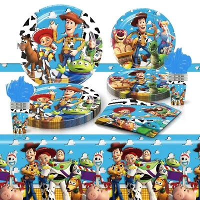 Toy Story Tableware Party Supplies Kids Birthday Balloons Cupcake Toppers - image 1 of 4