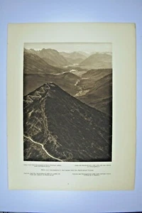 Herzogstand Isar Valley Martinskopf  Kurt Hielscher German Landscapes Book Print - Picture 1 of 1