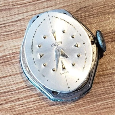 VTG Vulcain De Suisse FL Mechanical Watch Movement 17 Jewels Swiss NOU WP2 - Image 1 of 4